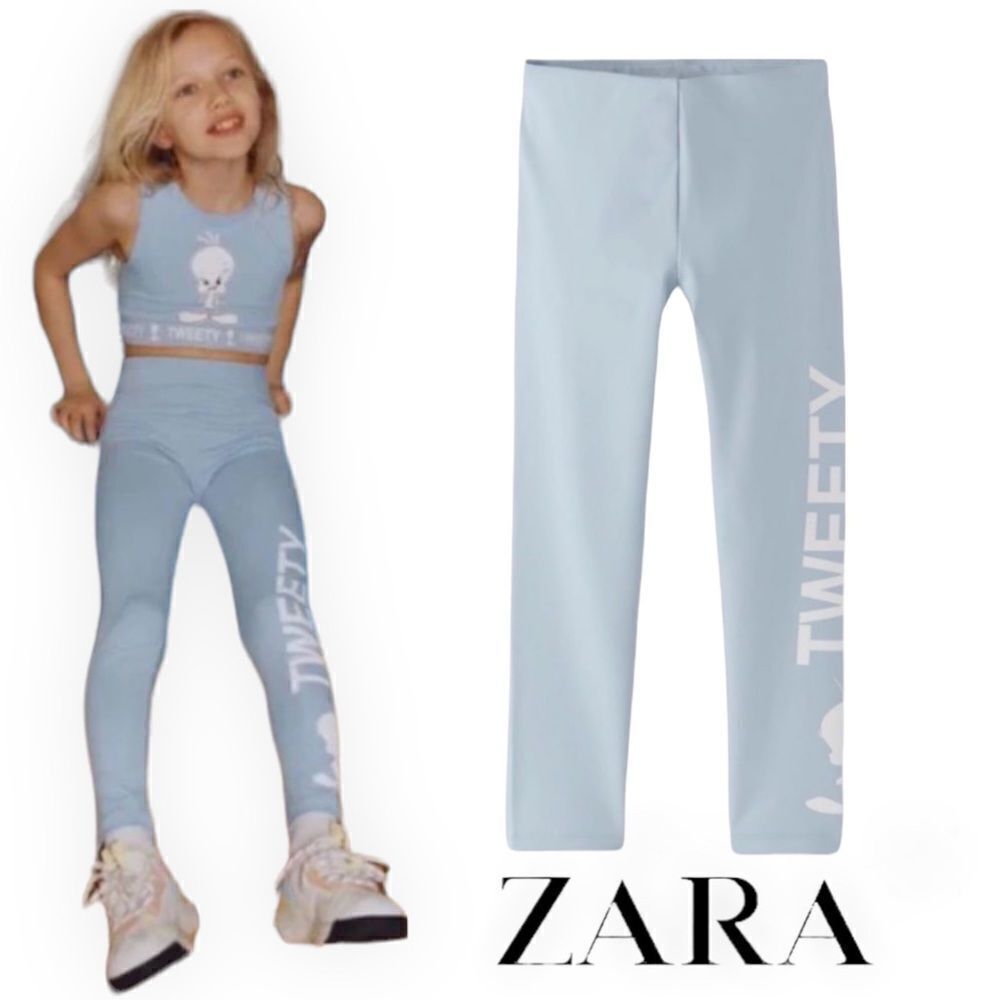 ZARA Kids | Blue | LOONEY TUNES © &™ WARNER BROS TWEETY LEGGINGS